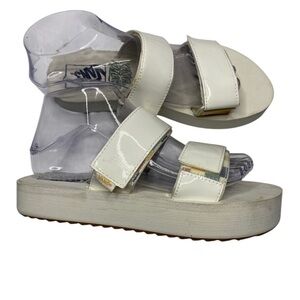 Vans White Sporty Platform Sandals